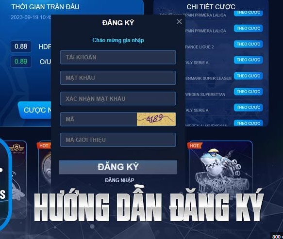 Các bước thực hiện chi tiết quá trình đăng ký 88bet